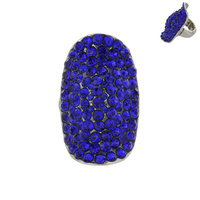 Stone Encrusted Armour Stretch Ring